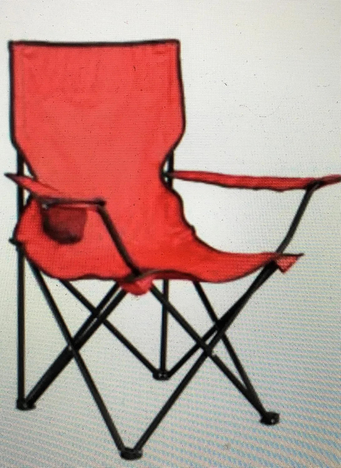 Folding Camping Chair, Portable Carry Bag for Storage and Travel, Best Durable Outdoor Quad Beach Chairs, Comfortable Arms, Space Saving, Lightweight Great for Transport