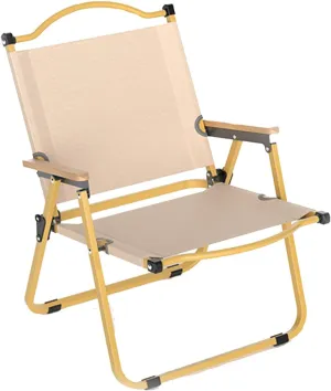 Folding Camping Chair Portable Outdoor Lawn Chairs Heavy Duty Lawn Chair with 550 LBS Steel Frame Collapsible Padded Arm Chair Oversized Camping Folding Chair