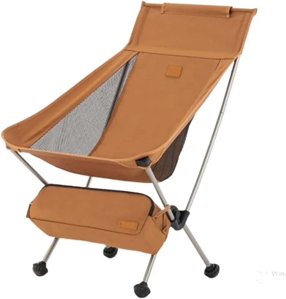 Folding Camping Chair Ultralight Backpack Camping Chair Travel Hiking Foldable Portable Outdoor Beach Backpack Seat, Breathable Double-Sided Mesh Indoor Outdoor Folding Chair