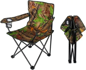 Folding Camping Outdoor Folding Fishing Chair with Cup Holder Portable Oxford Cloth Leisure Armchair Seat Stool for Camping Beach Chairs Foldable(52 * 52 * 90cm)