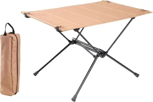Folding Camping Table Portable Desk Easy to Carry Furniture Outdoor Foldable Table Beach Table for Picnic Travel BBQ Patio Outdoor camping table Hiking camping table Wilderness camping table(