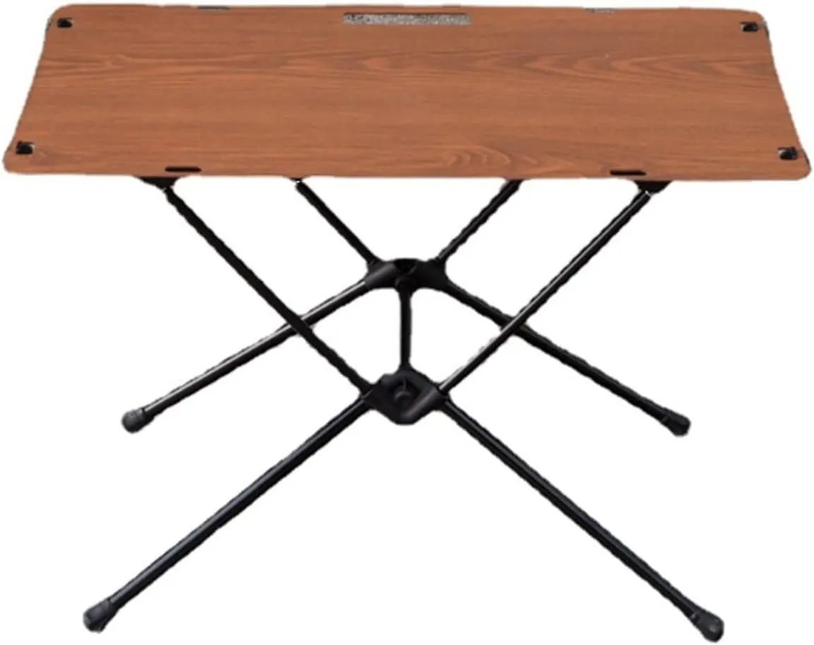 Folding Camping Tables 1Foldable Camping Table-Aluminum Lightweight Folding Table Compact Roll Up Tables Collapsible Table for Fishing Picnic BBQ(Brown)