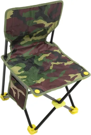 Folding Fishing Chair Portable Beach Stool for Outdoor Camping Sturdy and Rugged Design Easy to Carry for Fishing Hiking and Outdoor Activities Lightweight and