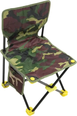 Folding Fishing Chair Portable Collapsible Stool for Outdoor Activities Compact Design Seat and Backrest Height for Fishing Beach Camping and Hiking