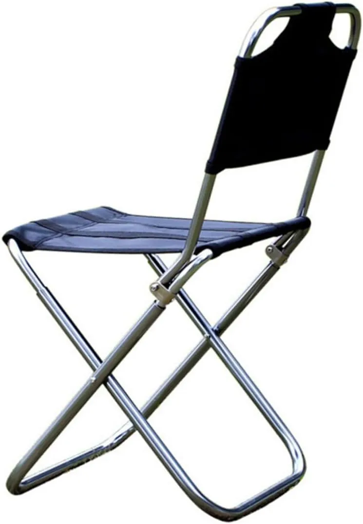 Folding Outdoor Lounge Chair for Camping Beach Aluminum Alloy Fishing Stool Foot Rest