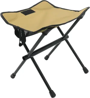 Folding Stool Aluminum Recliner Foot Rest Collapsible Chair Footrest for Fishing Outdoor BBQ Beach