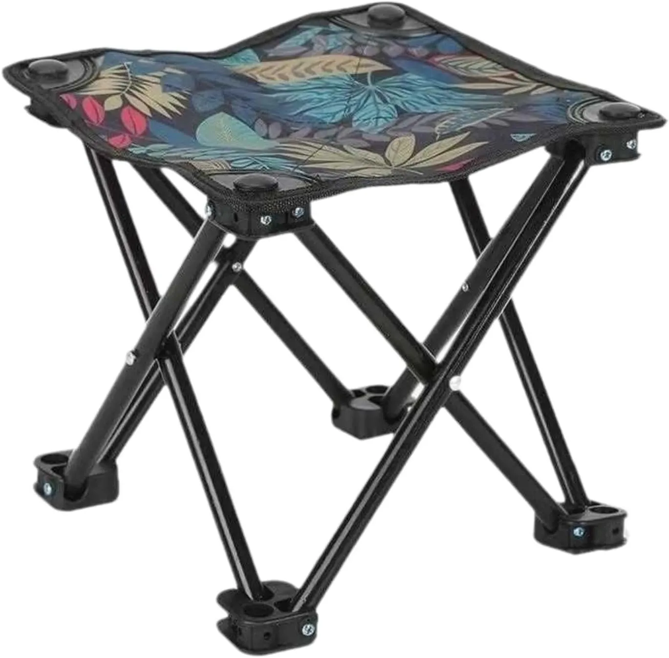 Folding Stools Foldable Footstool Compact Folded Chair Footrest Camping Chair