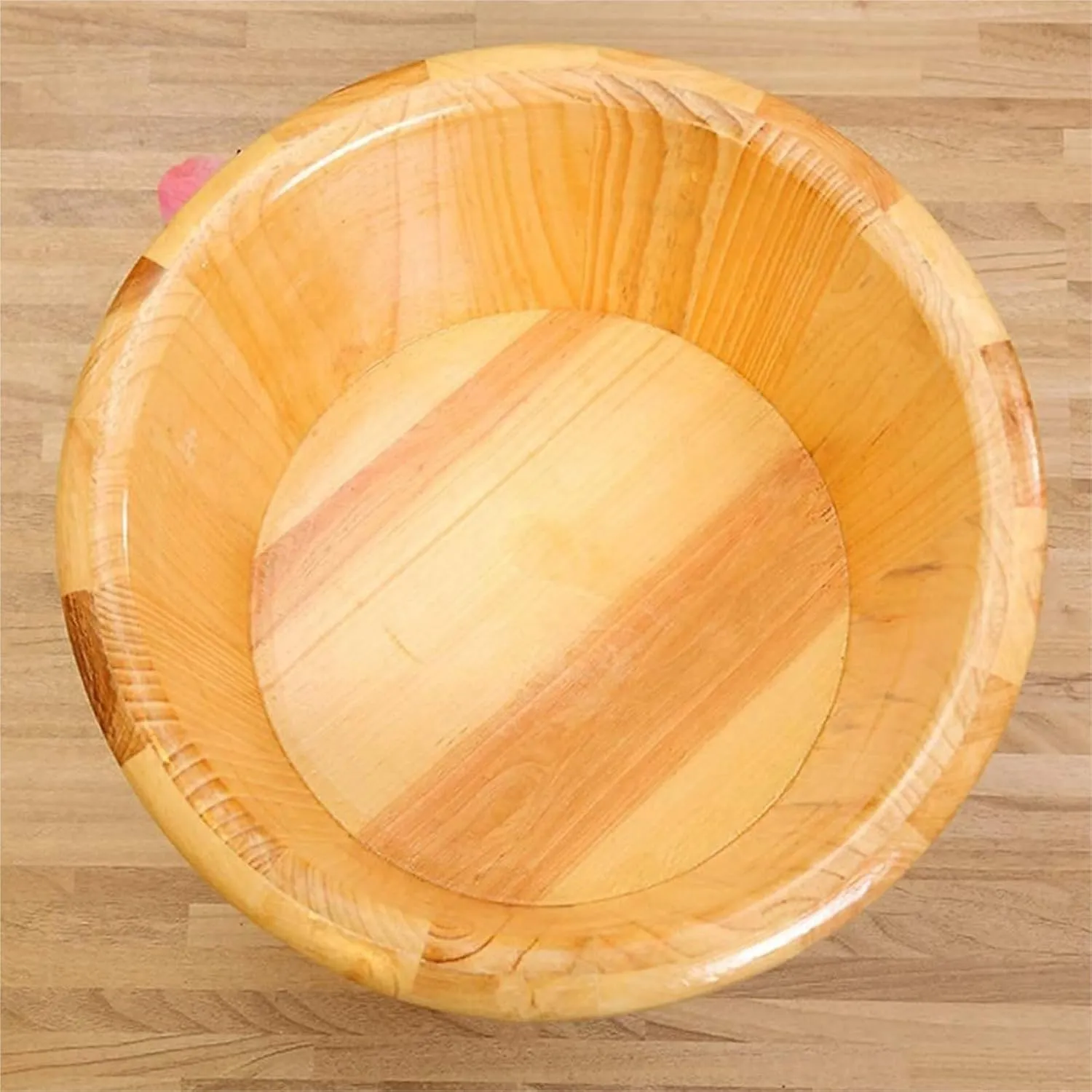 Foot Soak Tub Wooden Footbath Bucket Pedicure Basin Foot Bath Barrel Natural Wood Foot Tub Soothing Soak for Relax Soaking Foot,Toe Nails