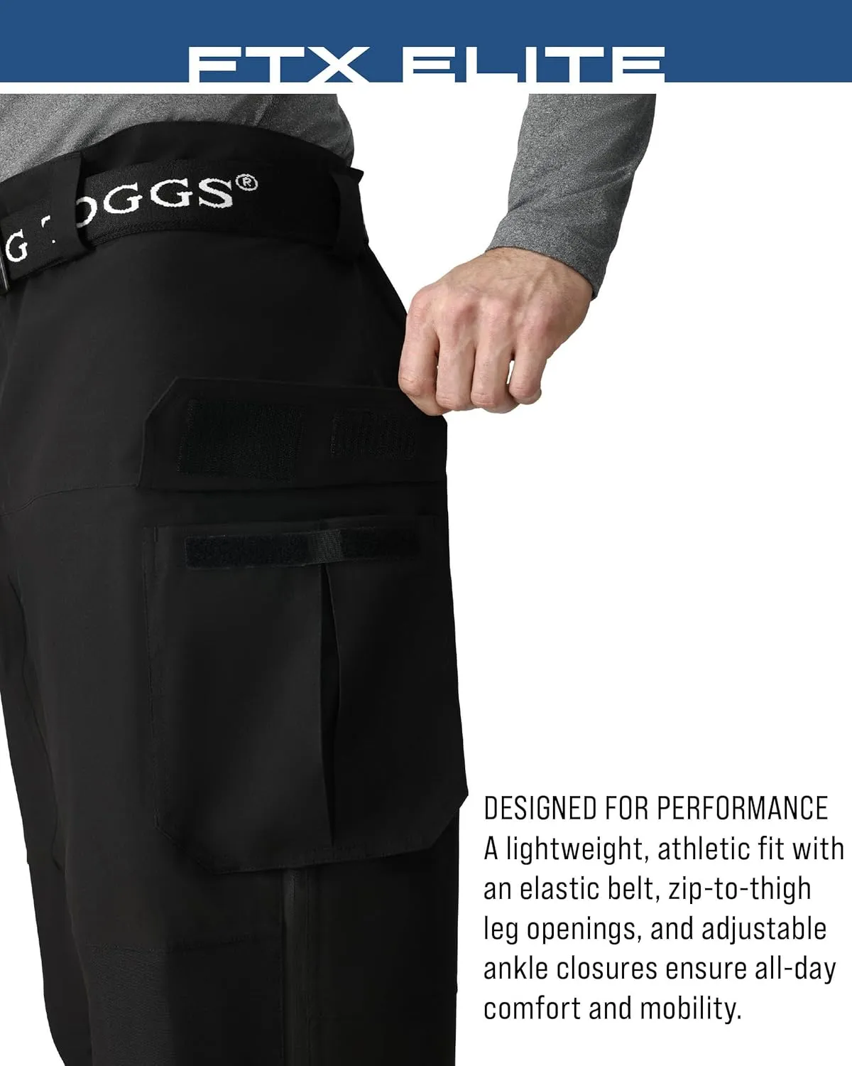 FROGG TOGGS Men's Ftx Elite Ultra Performance 3-Layer Waterproof Pants