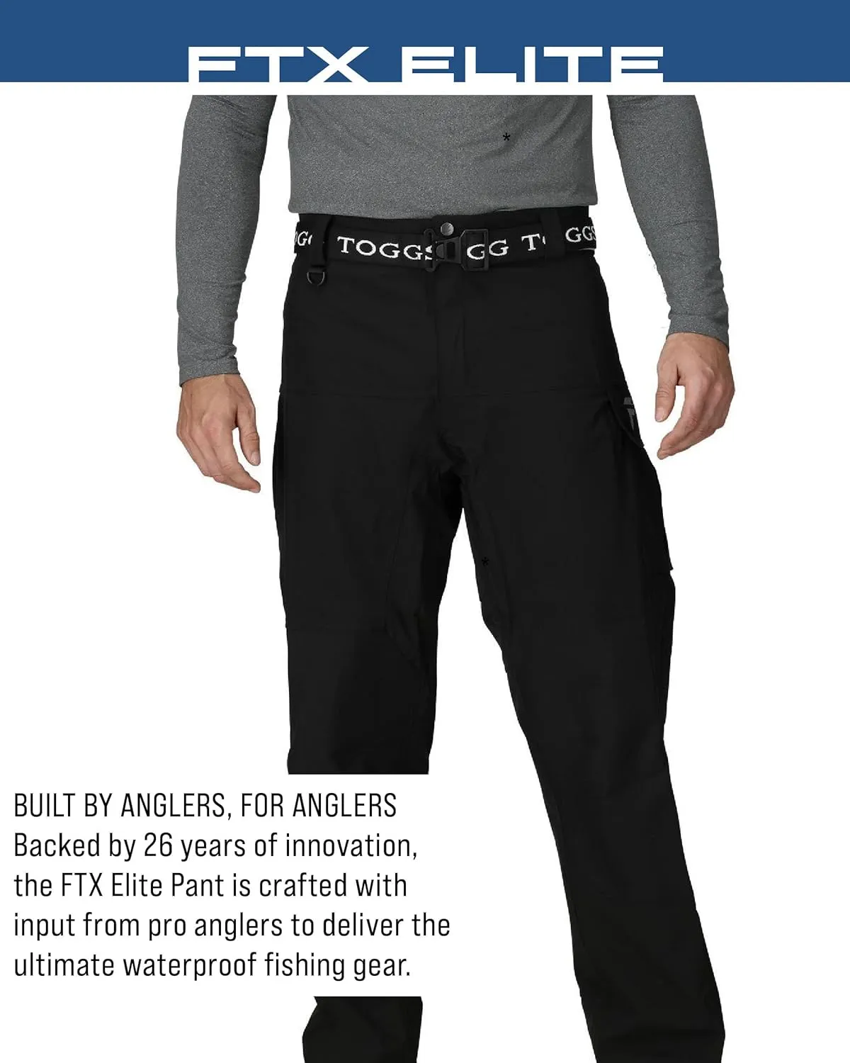 FROGG TOGGS Men's Ftx Elite Ultra Performance 3-Layer Waterproof Pants