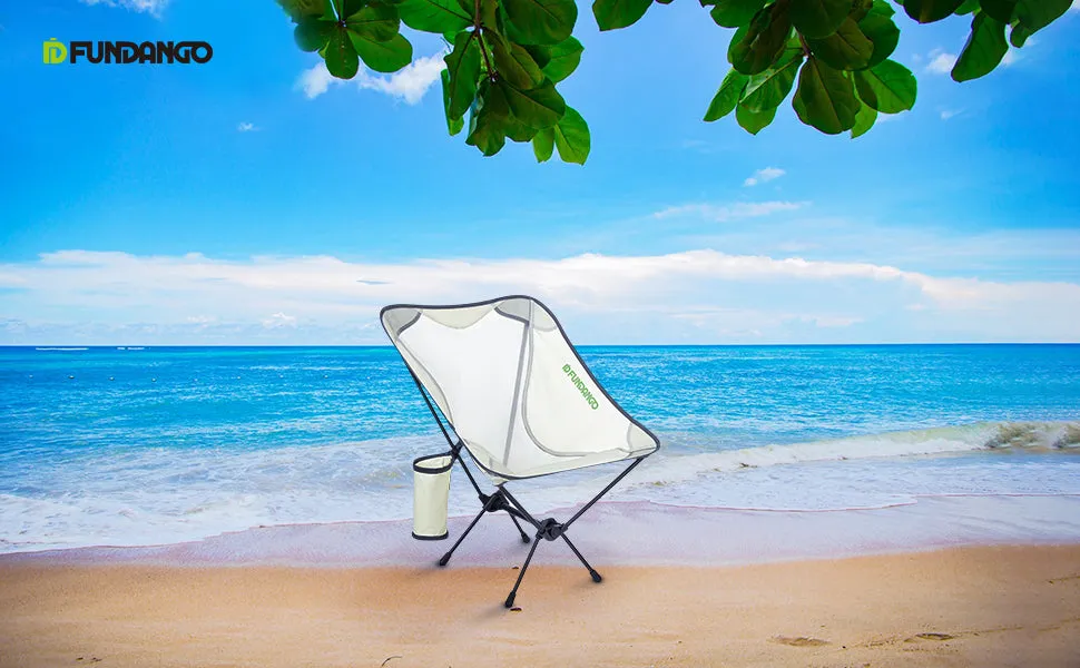 FUNDANGO Ultralight Portable Low-Back Camping Chairs