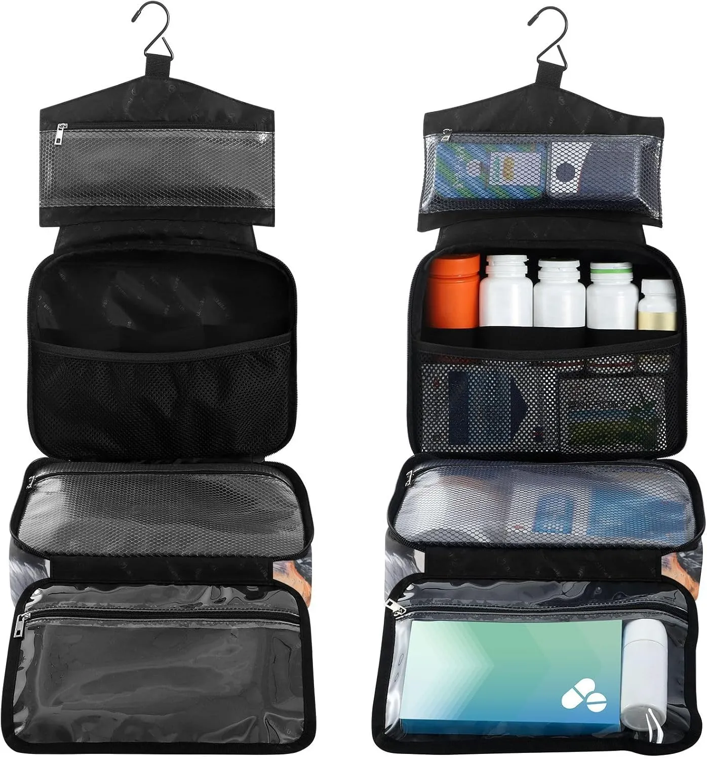 Fustylead Sleeping Huddled Colorful Cats Large Medical Storage Bag with Zipper Empty First Aid Bag Trauma Kit for Traveling Hiking Camping Backpacking