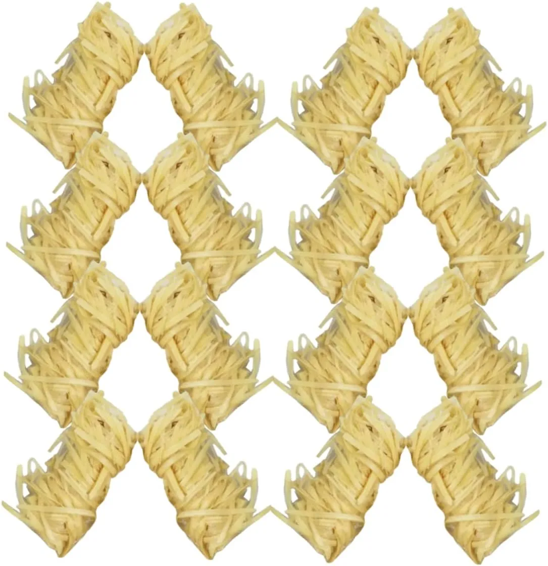 GALPADA 64pcs Natural Firelighters Wooden Fire for Camping BBQ Outdoor Use Easy to Compact Design for Campfires and Grills Fire