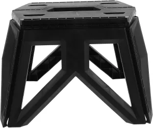 Garneck Folding Camping Stool Lightweight Portable Outdoor Folding Stool for Camping Fishing and Home Use Durable Plastic Low for and Convenience