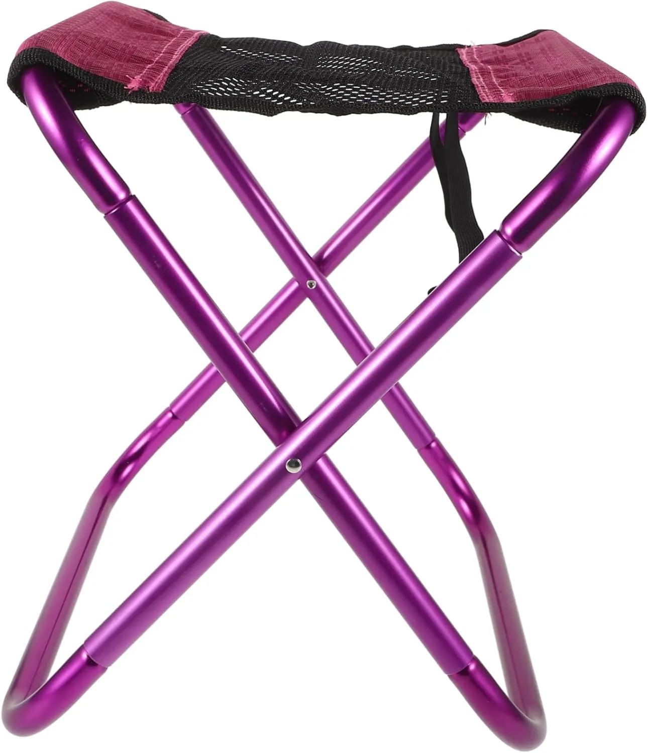 Garneck Small Portable Bench Folding Camp Stool Outdoor Stool for Hiking Camping and Garden Use