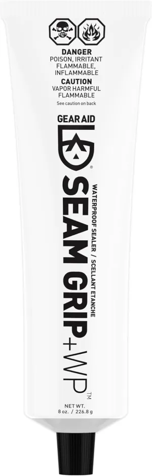 GEAR AID Seam Grip WP Waterproof Sealant and Adhesive for Jackets, Tents, Sleeping Pads and Outdoor Fabric | Repairs Rips, Seals Seams on Nylon, Canvas and Vinyl