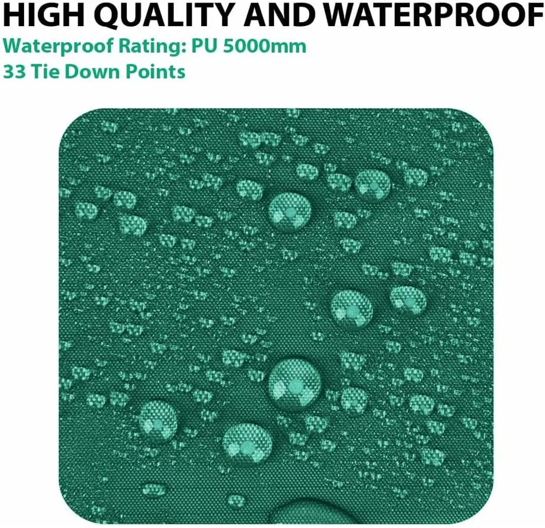 Gold Armour Rainfly Tarp Hammock, Premium 14.7ft/12ft/10ft/8ft Rain Fly Cover, Waterproof Ultralight Camping Shelter Canopy, Survival Equipment Gear Camping Tent Accessories (Green 12ft x 10ft)