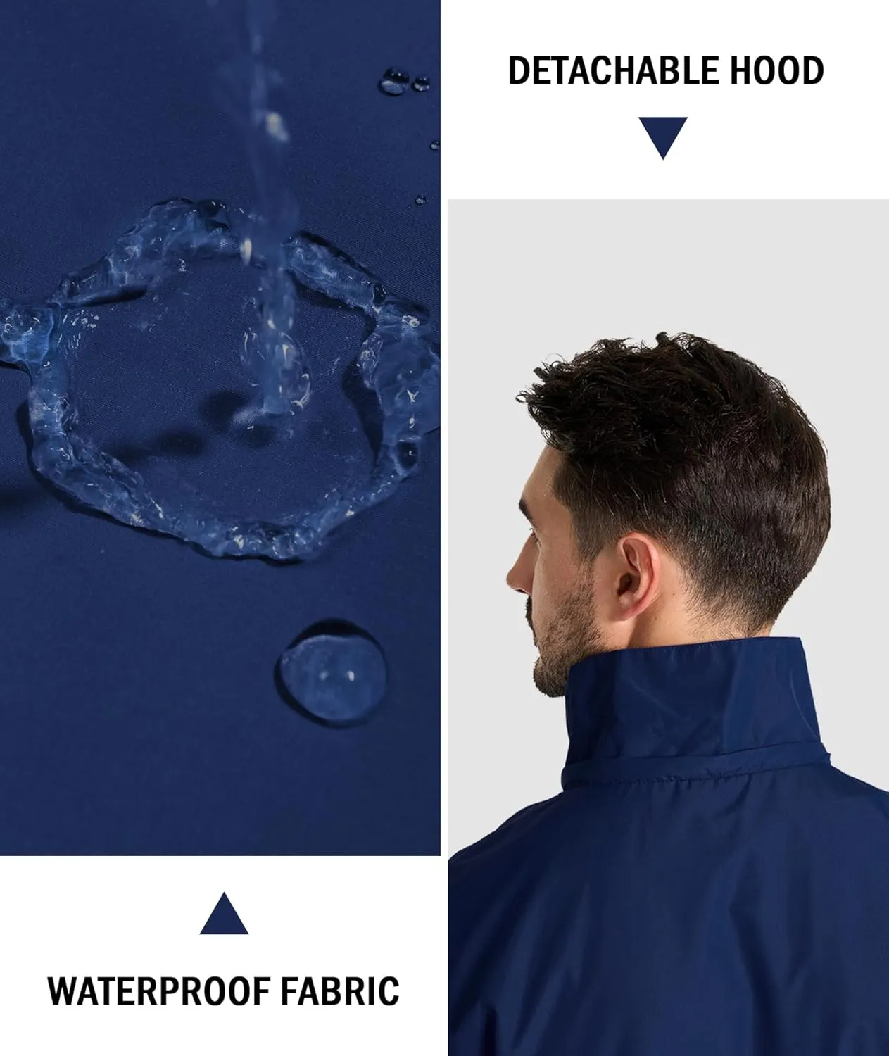 Golf Rain Gear for Men Rain Suit Waterproof Fishing Rain Jacket and Pants M/L/XL/XXL