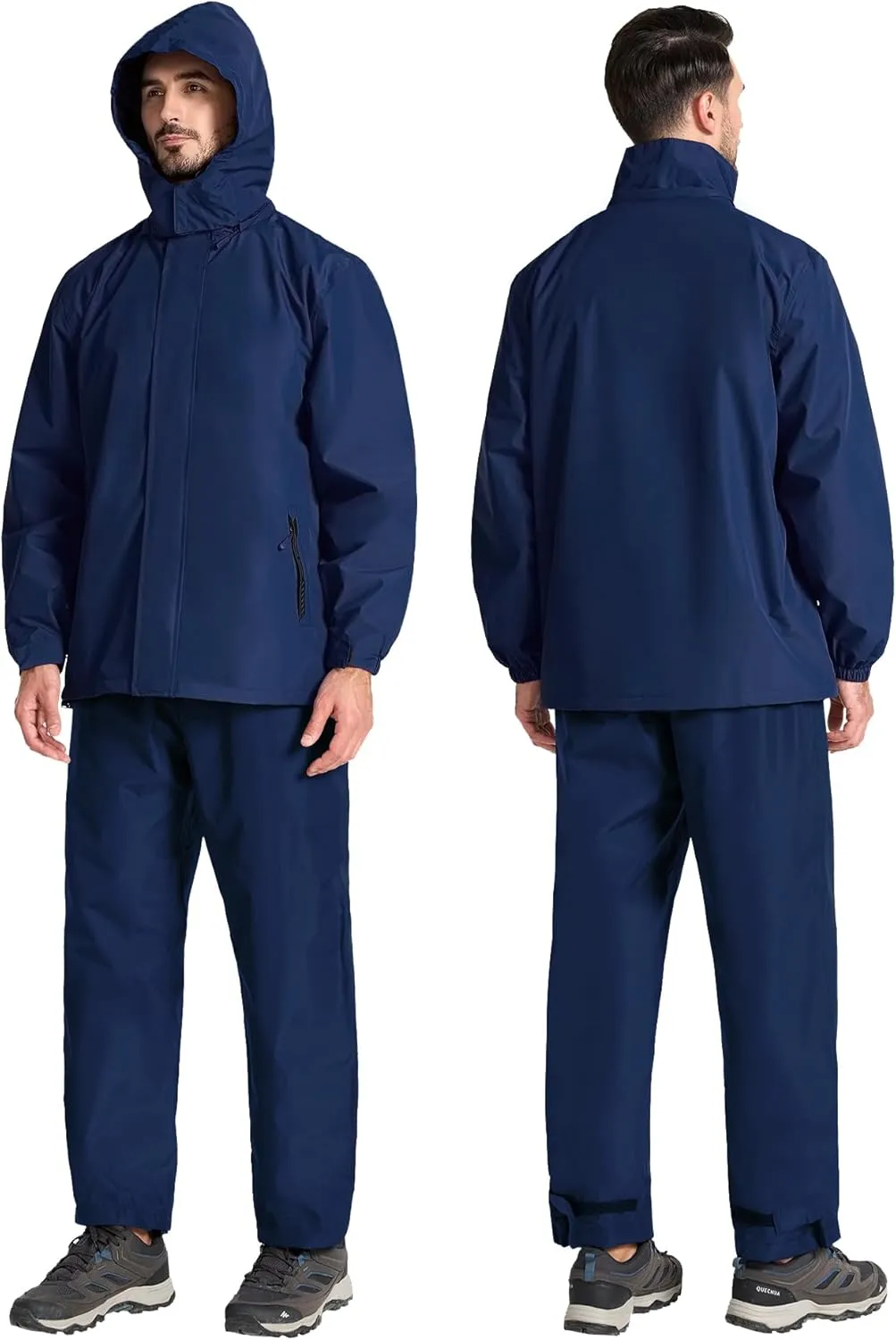 Golf Rain Gear for Men Rain Suit Waterproof Fishing Rain Jacket and Pants M/L/XL/XXL