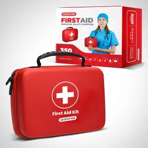GOODONE2 500 Pcs First Aid Kit   Survival kit for Treat, Protect Minor Cuts, Scrapes. Home, Office, Car, School, Business, Travel, Emergency, Survival, Hunting, Outdoor, Camping & Sports (500 Pcs)