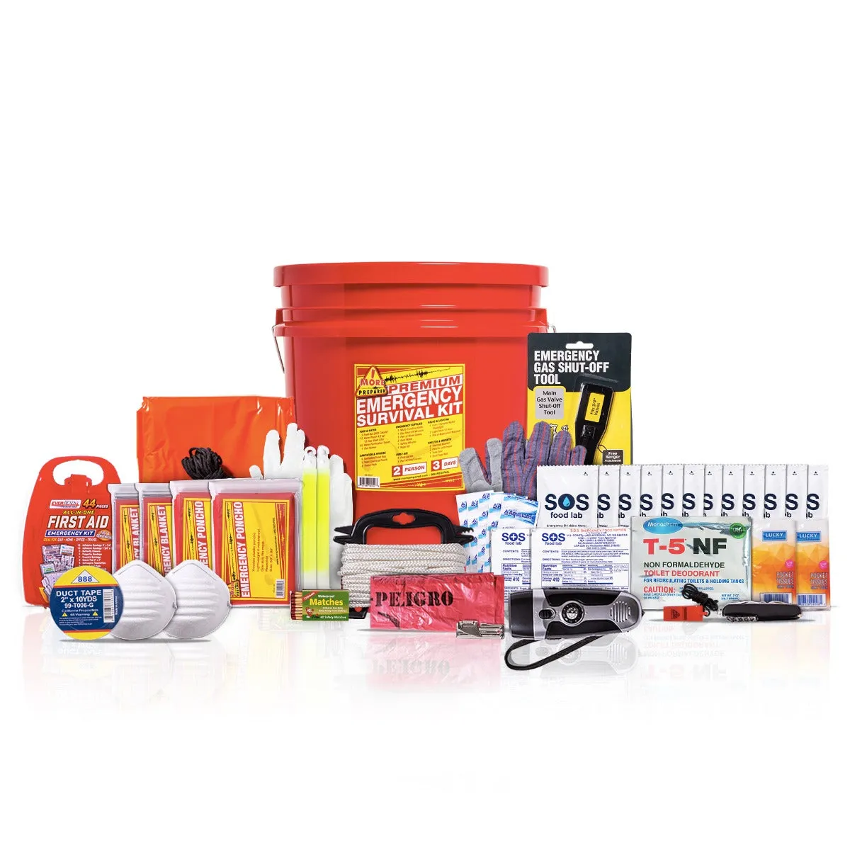 GSA - 2 Person Home Survival Kit - Premium