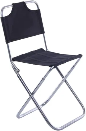 HANABASS Outdoor Aluminum Alloy Fishing Chair Foot Rest Compact Folding Stool for