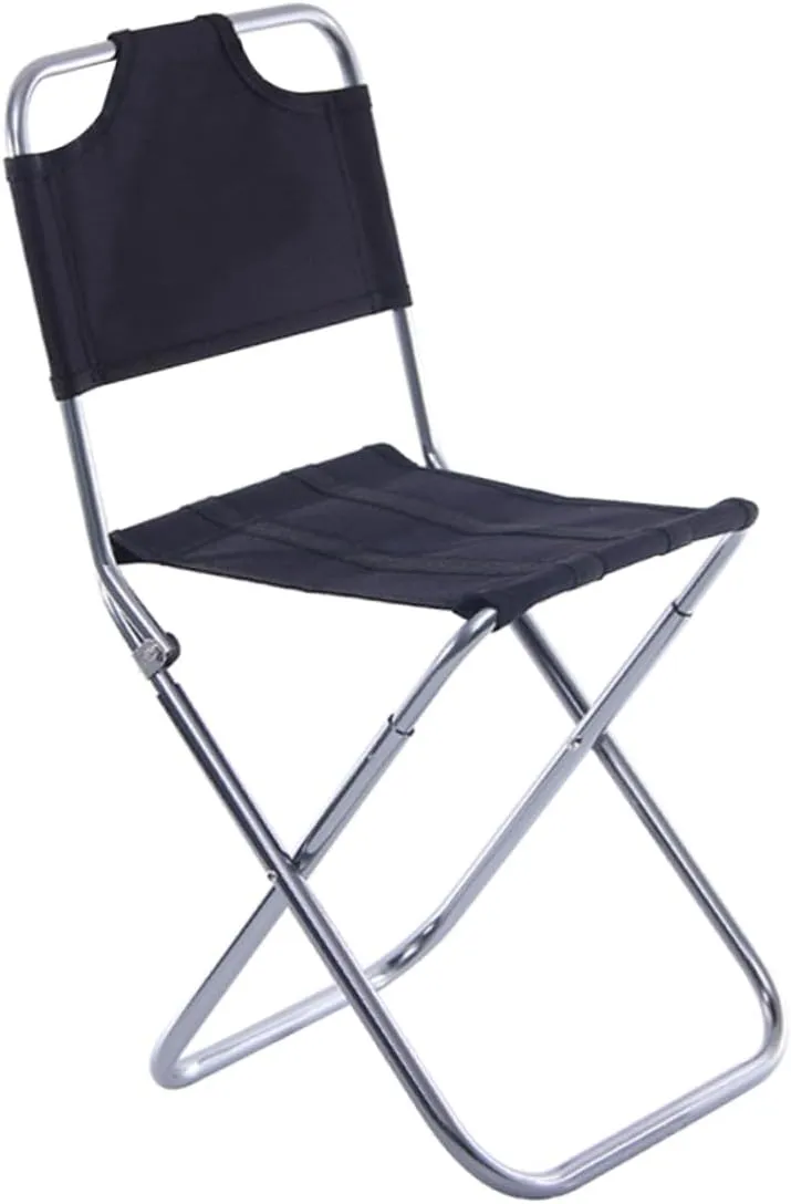 HANABASS Outdoor Aluminum Alloy Fishing Chair Foot Rest Compact Folding Stool for