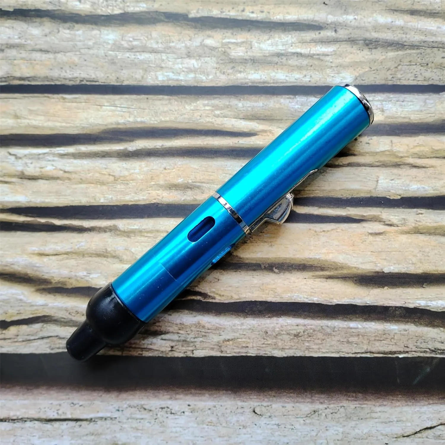 Handheld Inflatable Torch Lighter,Portable Multifunctional All-in-One Tube Built-in Detachable Lighter,Outdoor,Indoor,Camping,Candle,Birthday,Sky Blue(2PCS)