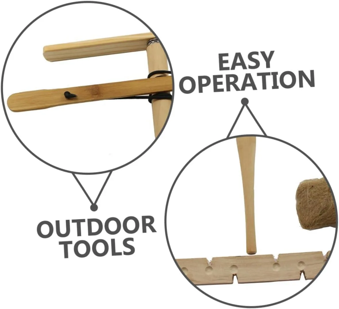 Happyyami Camping Fire Starters Camping Fire Tool Outdoor Fire Tools Outdoor Fire Starter Wood Fire Tool Double