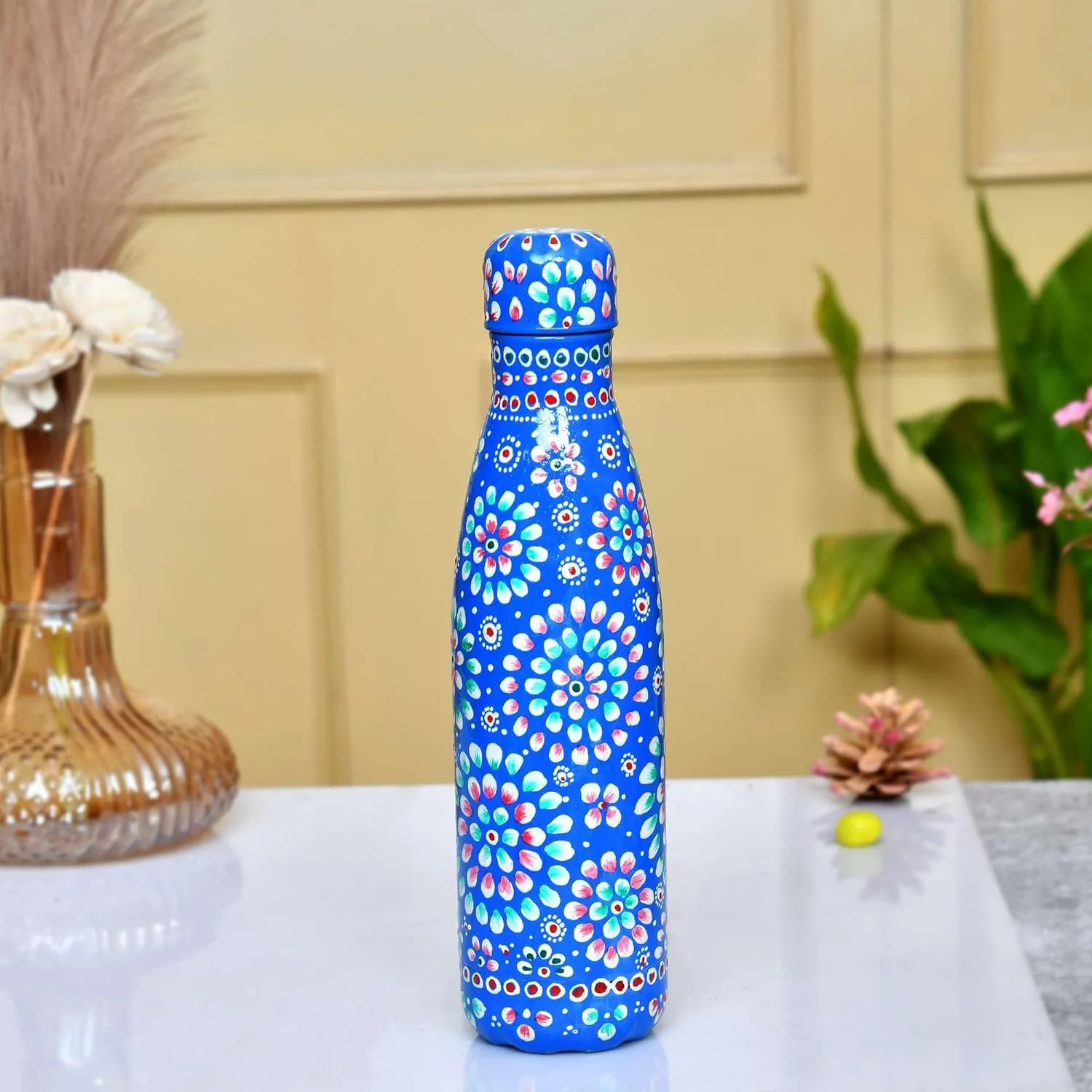 HARE KRISHAN CRAFTS Aluminium Water Bottle 27x7 Leakproof Reusable Flask for Hydration OnTheGo -20