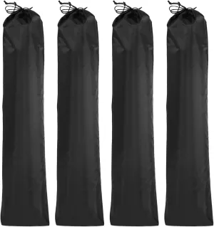 HARFINGTON 4pcs Camp Chair Replacement Bag 31" x 8" Large Nylon Foldable Carrying Bag Outdoors Folding Chair Cover Tripod Case with Shoulder Strap for Outdoor Camping Sports, Black