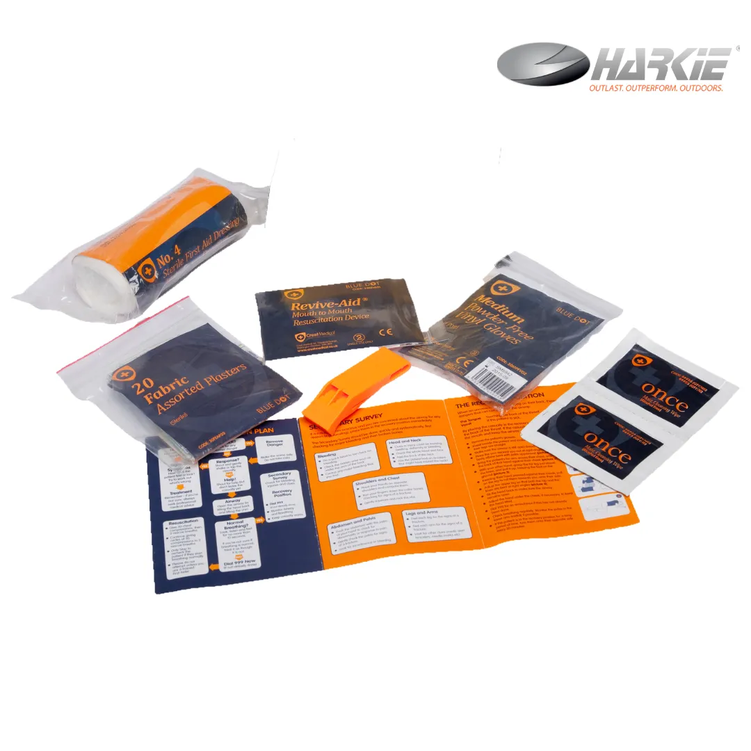 Harkie Personal First Aid Kit with Whistle
