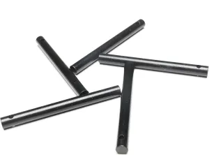 Heavy-Duty Classic 4 Inch Drilled Ferro Rods Flint and Steel Ferrocerium Rod with A Lanyard Hole for DIY Fire Starting Tools in Camping Emergency Hiking Fishing Bushcraft Survival