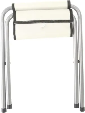 Heavy-Duty Metal Folding Stool Padded Camping Chair Collapsible for Outdoor Use Portable Stool for Camping/Traveling