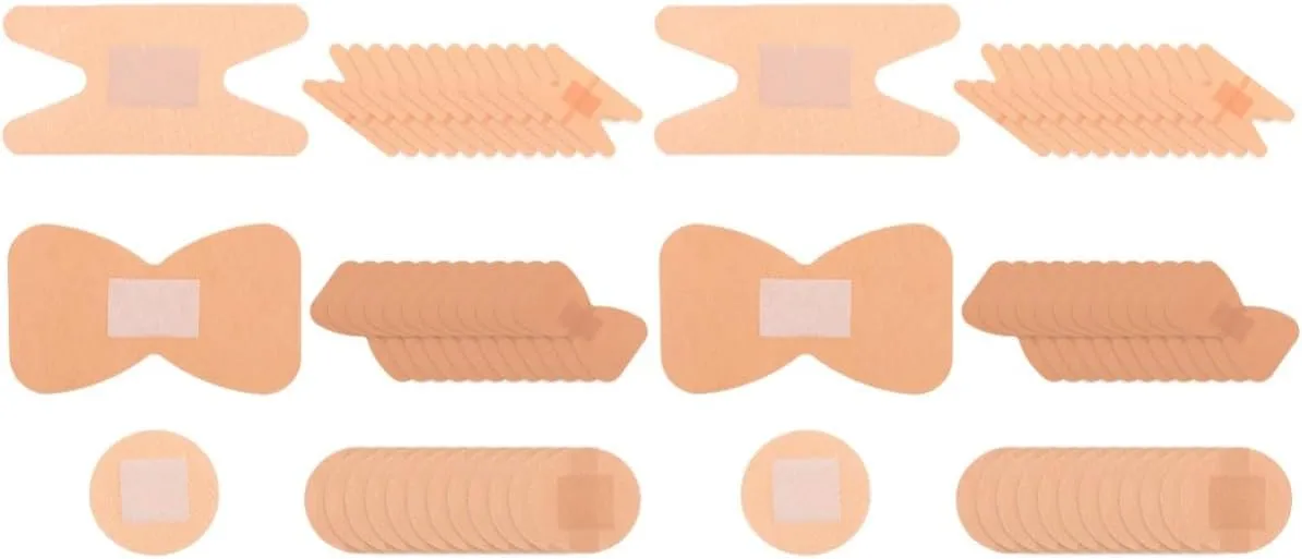 Hemoton 300pcs Breathable Care Patches for -Friendly and Scrapes Portable First Aid