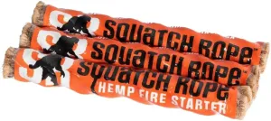 Hemp Fire Starters | Wind Proof, Water Proof, Eco-Friendly Camp Fire Starter Emergency Supplies | Natural Fire Starter Rope Made from Hemp