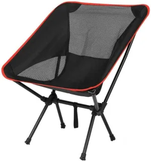 HJSQ Camping Chair w/Storage Bag, Black Camping Chairs Camping-Chairs Patio Furniture Outdoor Furniture Camping Accessories Patio Chairs Camping Gear Camping Chair Folding Chair Outdoor Chairs