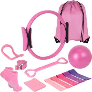 Home Pilates Kit for Women, 13-Piece Pilates Workout Sets for Home Workouts, Includes Pilates Ring, Resistance Bands, Yoga Ball Set Gift - Suitable for Women's Home Workouts & Beginners