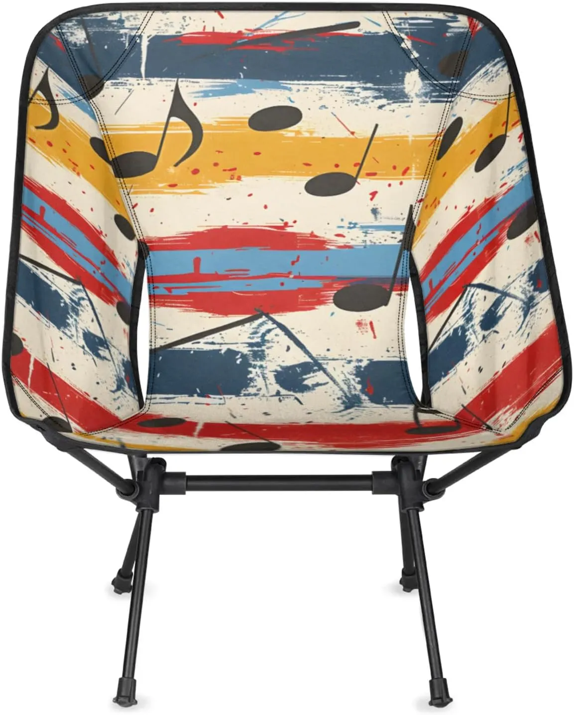 Honeybaby Folding Camping Chair Notes Graffiti Camping Chairs Lightweight Portable Chair Outdoor Foldable Chairs for Camping Travel Picnic Beach Hiking