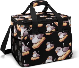 Hungry Pigeons Leakproof Camping Backpack Travel Cooler Bag Beach Food Storage Lunch Pack