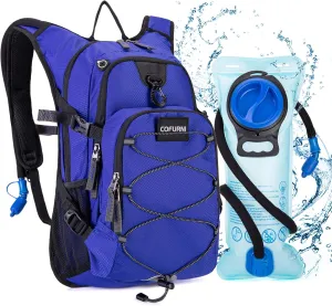 Hydration Backpack 20L with Water Bladder 2L, Large Storage Hiking Daypack for Men Women, Lightweight Insulation Water Backpack for Biking, Running, Skiing, Trekking, Camping