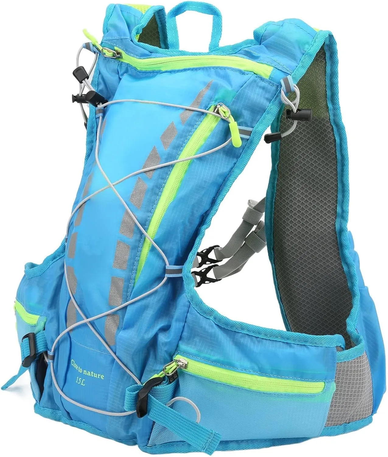 Hydration Backpack, Lightweight Water Backpack, Leakproof Hydration Bladder Daypack, Insulated Water Pack for Outdoor Running Hiking Cycling Race