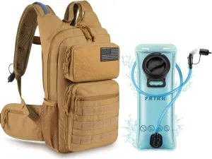 Hydration Backpack with 3L Hydration Bladder, Tactical Insulation Hydration Pack for Men Women Hiking Biking Climbing