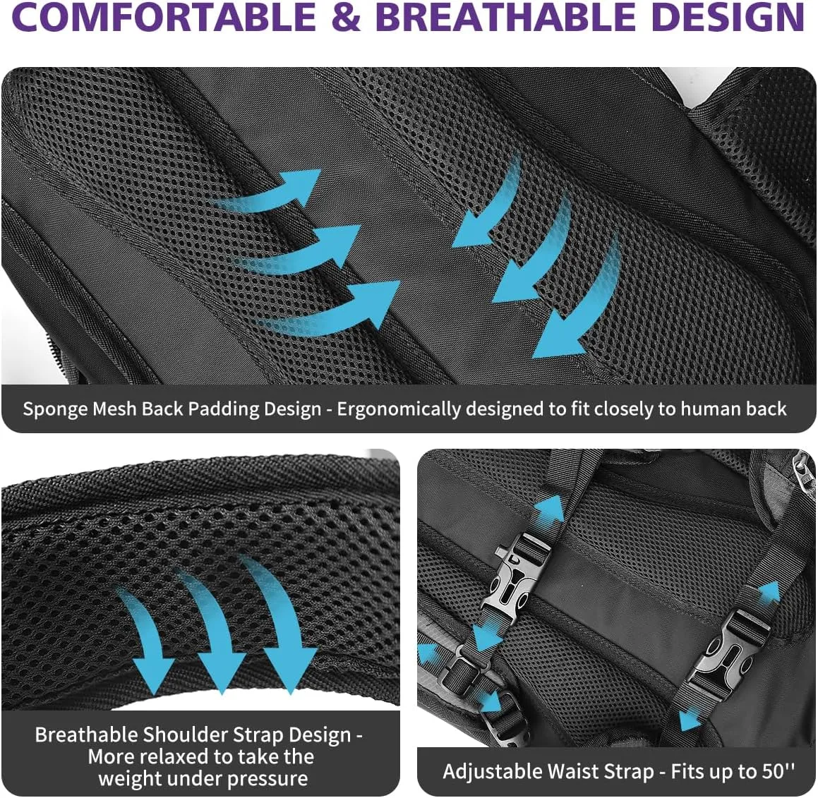 Hydration Pack, Insulated Hydration Backpack with 2L Hydration Bladder, Hiking Backpack for Men Women Kids, Water Backpack for Hiking, Running, Cycling, Camping