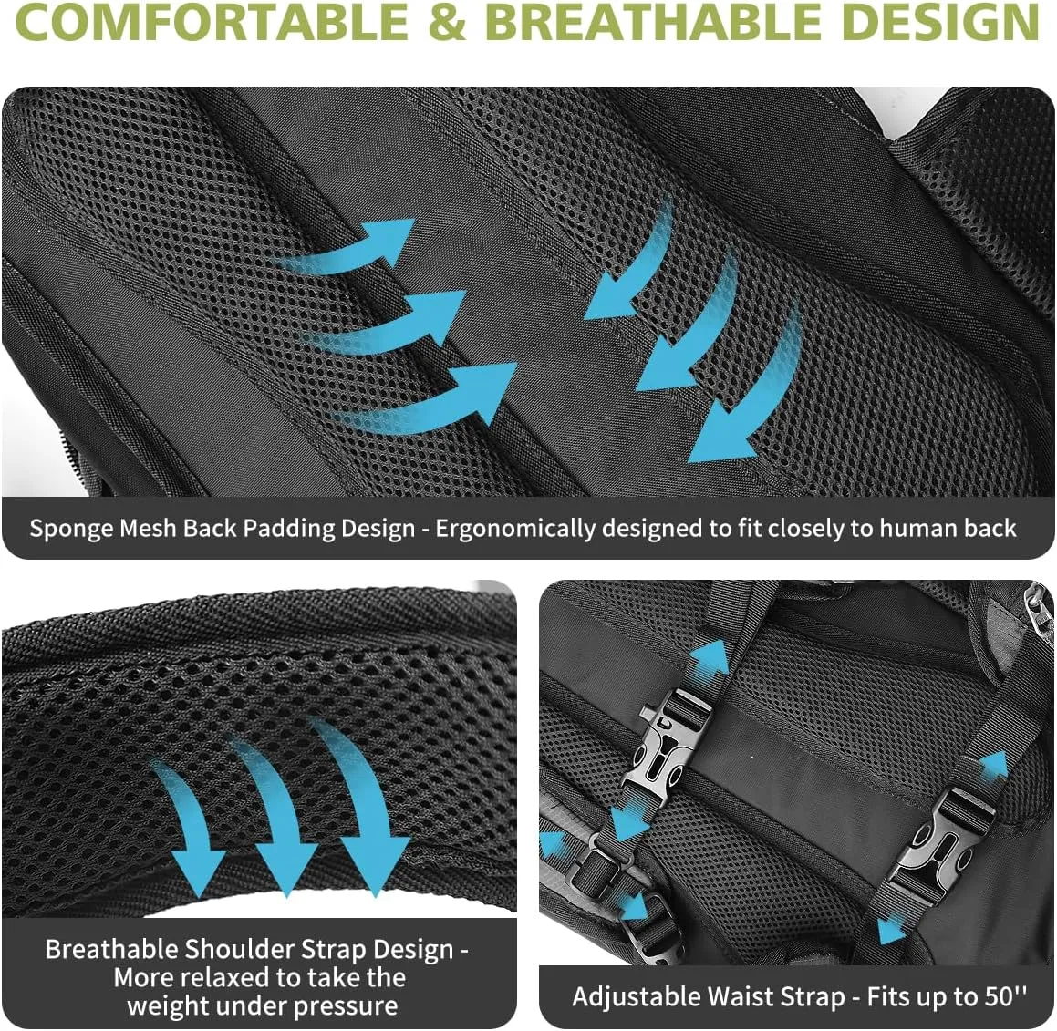Hydration Pack, Insulated Hydration Backpack with 2L Hydration Bladder, Hiking Backpack for Men Women Kids, Water Backpack for Hiking, Running, Cycling, Camping