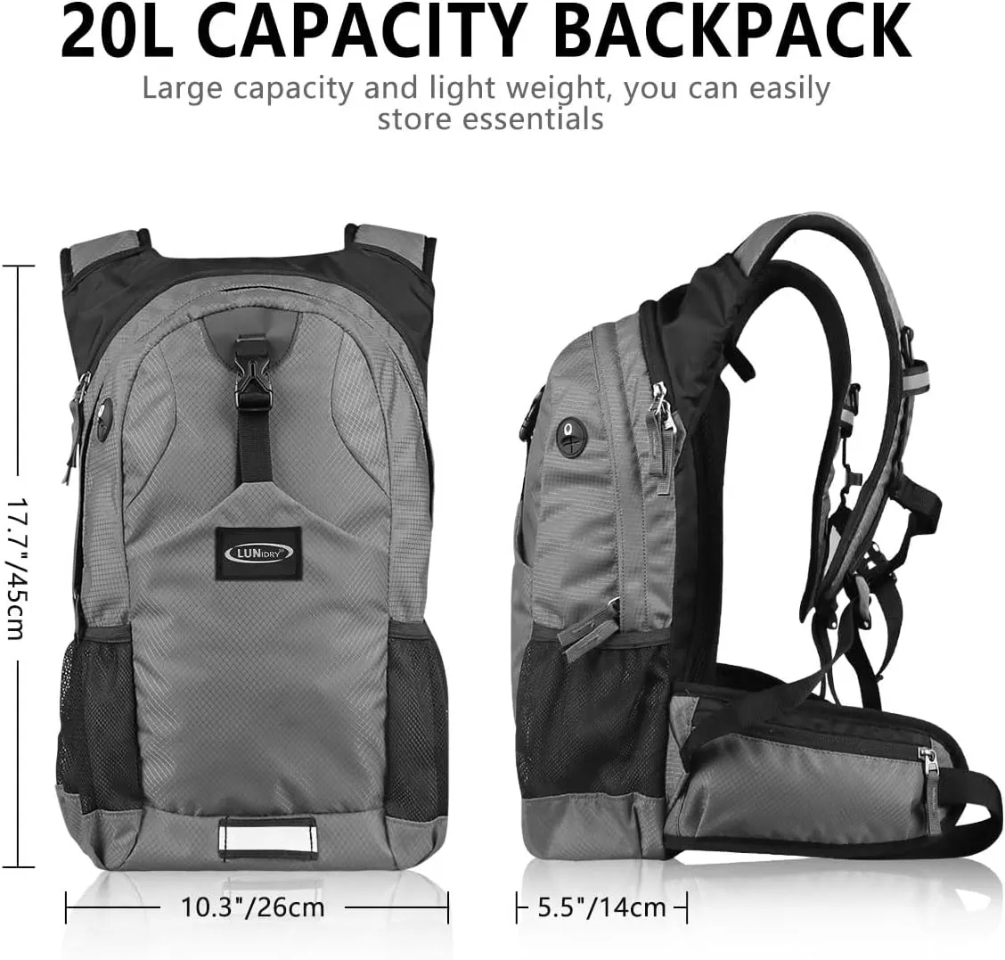 Hydration Pack Thermal Insulated Hydration Backpack with 2L BPA Free Leak-Proof Water Bladder, Daypack Perfect for Running, Cycling, Hiking, Climbing-Keep Liquids Cool Up to 4 Hours