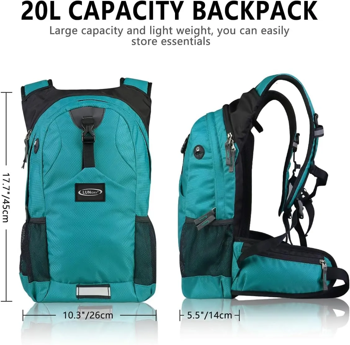 Hydration Pack Thermal Insulated Hydration Backpack with 2L BPA Free Leak-Proof Water Bladder, Daypack Perfect for Running, Cycling, Hiking, Climbing-Keep Liquids Cool Up to 4 Hours