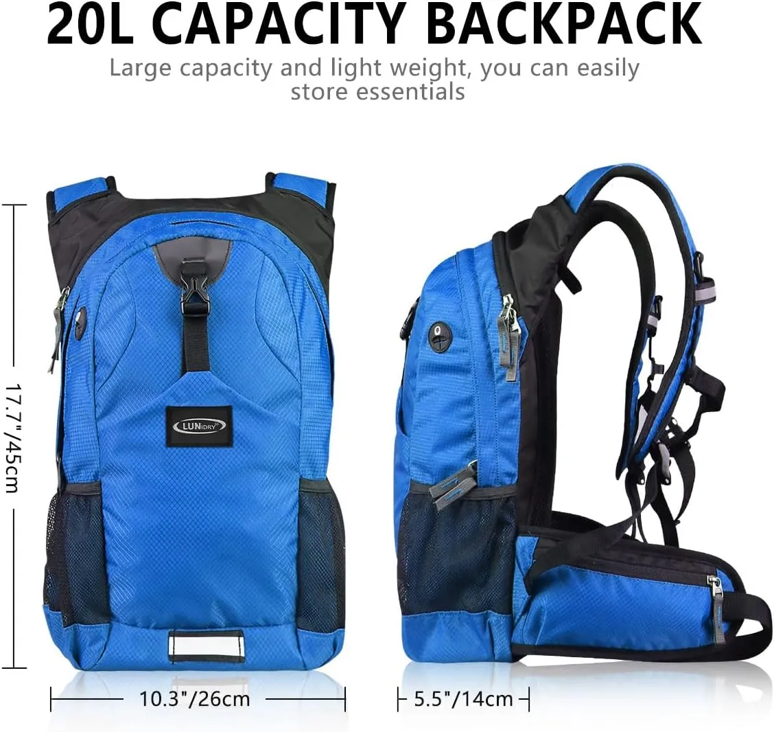 Hydration Pack Thermal Insulated Hydration Backpack with 2L BPA Free Leak-Proof Water Bladder, Daypack Perfect for Running, Cycling, Hiking, Climbing-Keep Liquids Cool Up to 4 Hours