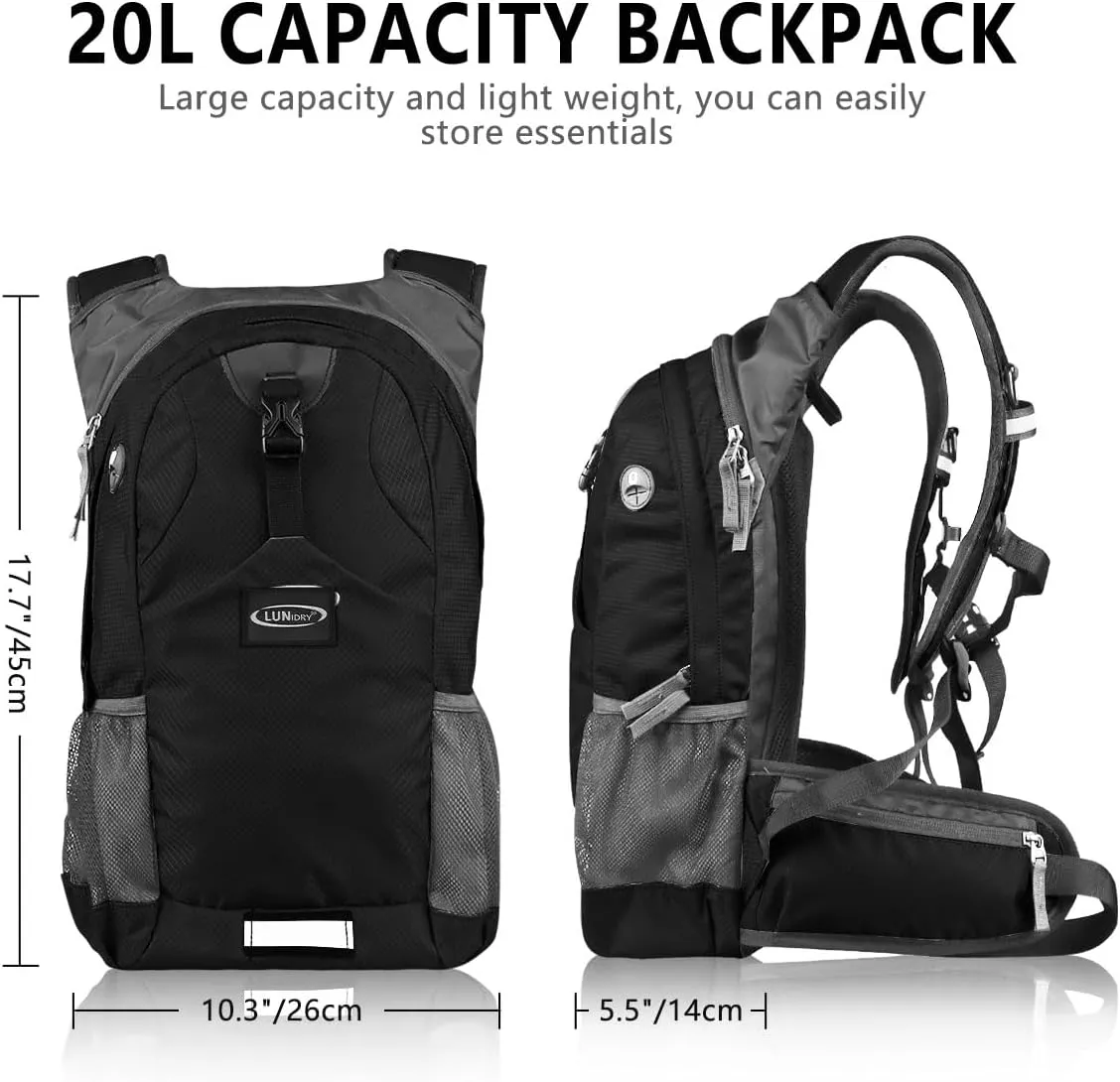 Hydration Pack Thermal Insulated Hydration Backpack with 2L BPA Free Leak-Proof Water Bladder, Daypack Perfect for Running, Cycling, Hiking, Climbing-Keep Liquids Cool Up to 4 Hours