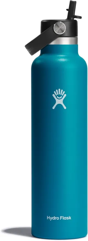 Hydro Flask 24 oz Standard Mouth Flex Straw Cap Laguna